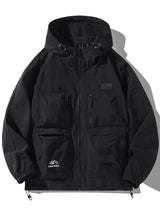 Men's Plus Size Workwear Jacket with Hood