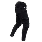 Men Cargo Pocket Jeans