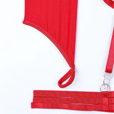 Women Mesh Splicing Suspender Jumpsuit