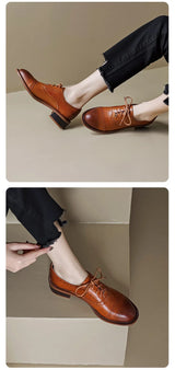 Women Leather Brogues – 2025