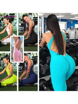 QuickTone™ – Sleeveless Backless Gym Bodysuit (Quick-Dry, Sculpting & Active)