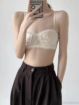 Women French Lace Half Bra