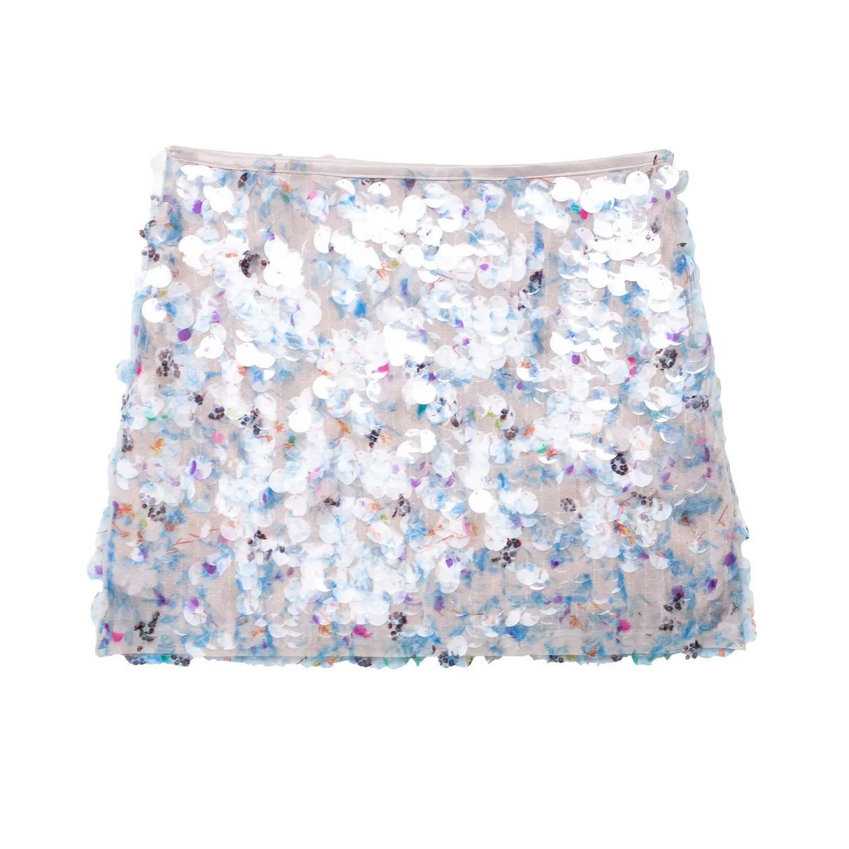 Women Sequin Mini Skirt 2025