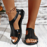 Women Shallow Flat Sandals Lightweight Shoes