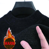 Men's Mink Cashmere O-Neck Sweater