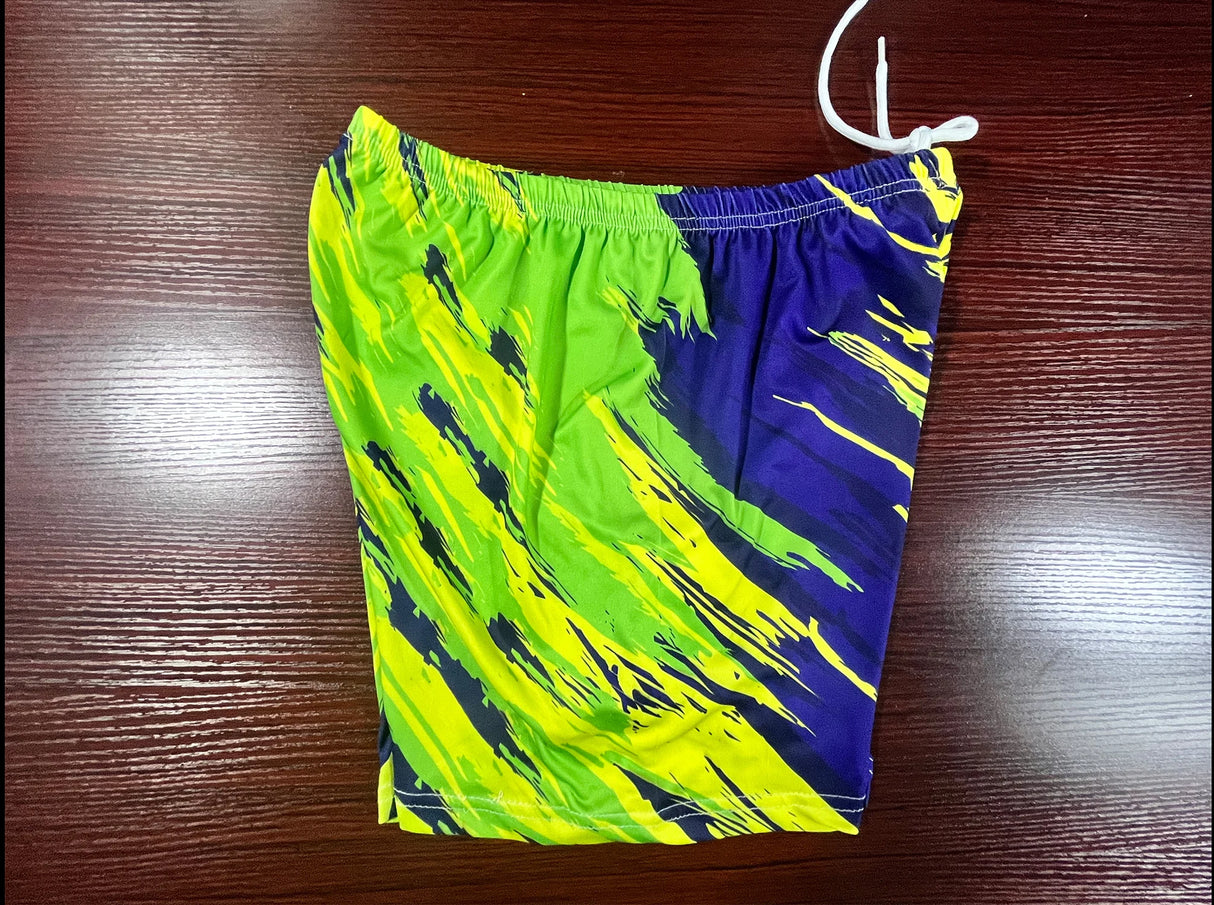 Men's Plus Size 3D Print Swim Trunks 5XL
