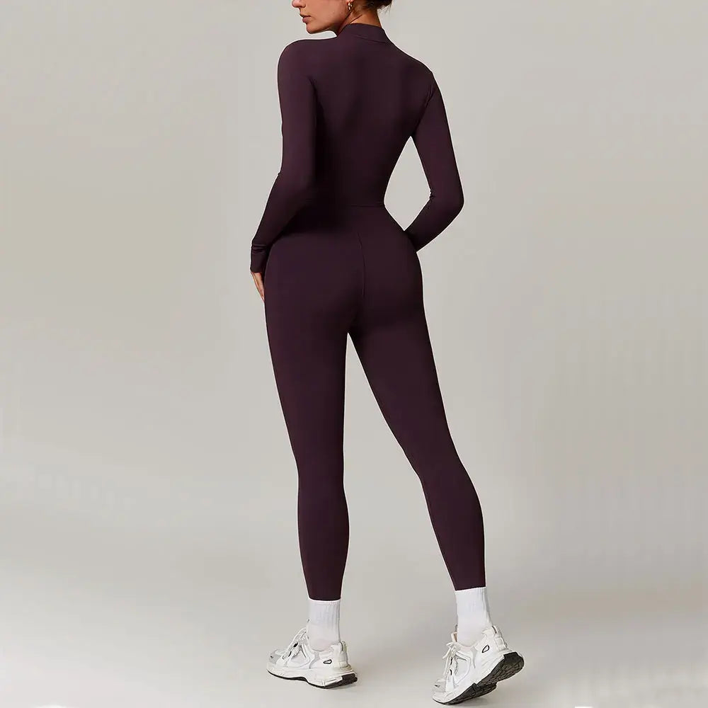 Women Velvet Yoga Fitness Jumpsuit