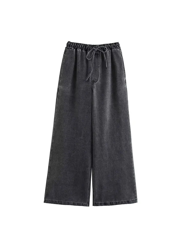 Denim Top & Pant Set for Women