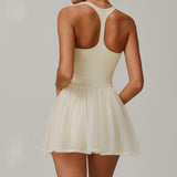 Women Mesh Breathable Tennis Skirt