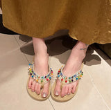 Women’s Low Heel Beach Sandals Non-Slip Slides