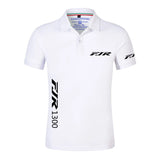 Men Motorcycle Logo Polo Shirt