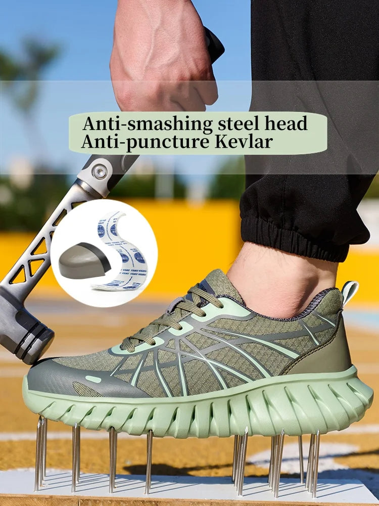 Women Safety Shoes Indestructible Work Boots