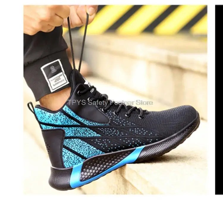Men High Top Indestructible Safety Boots