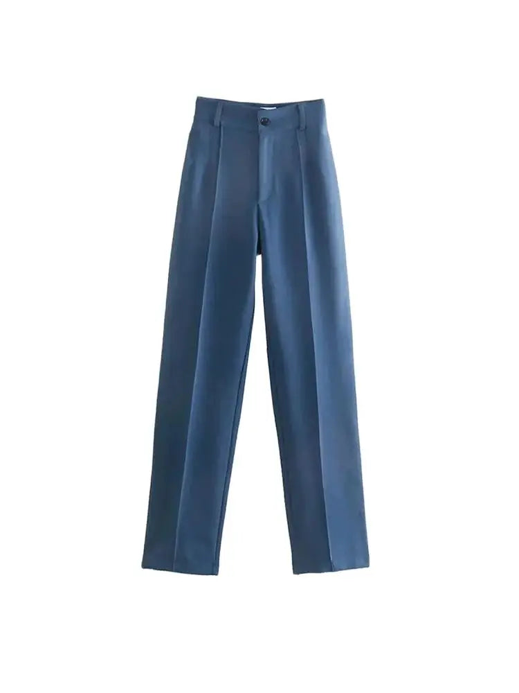 Women Office Straight Pants