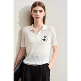 Women's Jacquard Pocket Knit Sweater