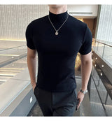 Men Korean Slim Fit Turtleneck Tee