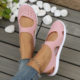 Women Plastic Flat Sandals Casual Espadrilles