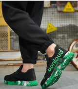 Women Safety Shoes Soft Sole Protective Sneakers