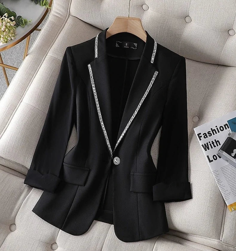 ShineGlam™ – Sequin Blazer (Glitter Glam for Spring/Autumn, Night Out Outerwear)