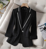 ShineGlam™ – Sequin Blazer (Glitter Glam for Spring/Autumn, Night Out Outerwear)