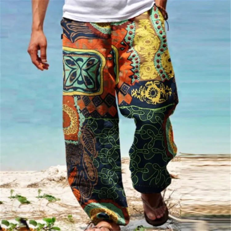 Printed Men’s Casual Pants