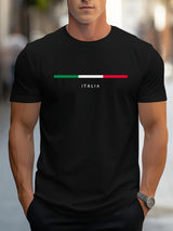 Men Italia Print Tee
