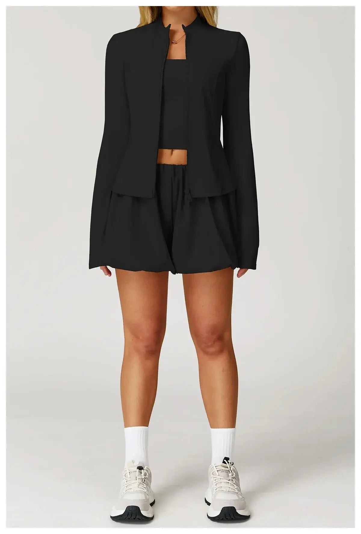 Women Stretch Slim Fit Training Jacket