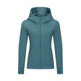 Women Thick Warm Hooded Sports Jacket