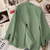 TrendyCore™ – Streetwear Office Blazer (Long Sleeve, Korean Fit, 2025 Vibe)