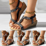 Women Wide Wedge Sandals Summer Platform