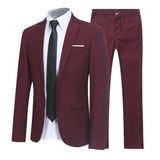 Men Slim Fit Business Dress Suit