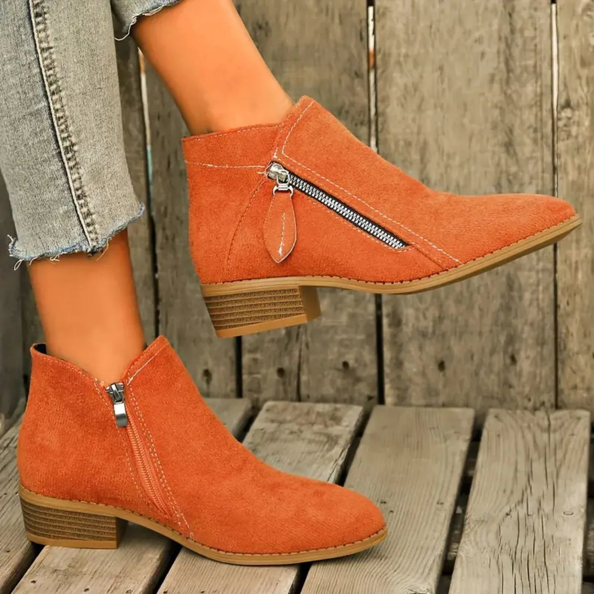 Women Ankle Boots Platform High Heels