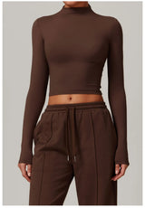 Women's Long Sleeve Yoga Shirt – Outdoor Running Fitness Top