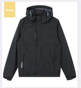 Men's Plus Size Waterproof Windbreaker