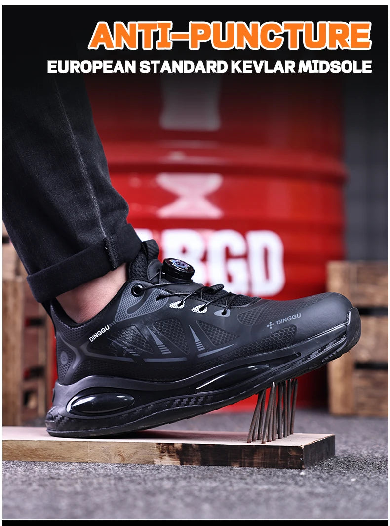 Women Safety Shoes Breathable Fashion Sneakers