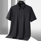 Men Oversize Quick Dry Polo Shirt