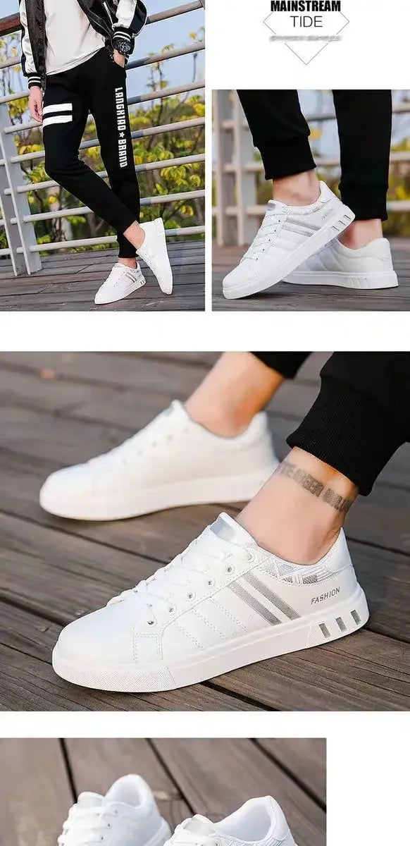 Men’s PU Leather Casual Sneakers
