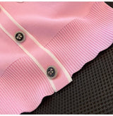 Women Square Neck Knit T-Shirt