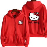 Hello Kitty Pattern Hoodie