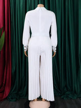 MaxiFit™ – Belted Button Maxi Office Jumpsuit (Work Chic, Waist-Defining & Longline)