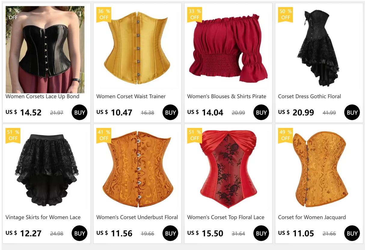 Medieval Pirate Peasant Blouse Costume Top