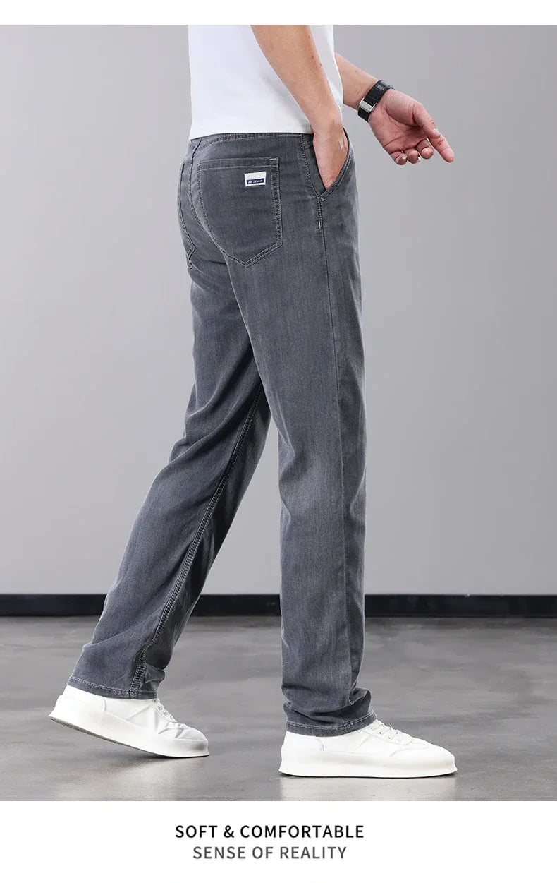 Men Thin Lyocell Jeans