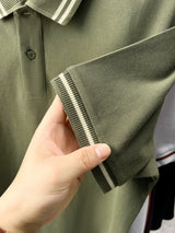 Men Luxury Embroidered Polo T-Shirt