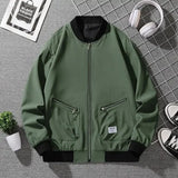 Men's Plus Size Oversized Bomber Jacket