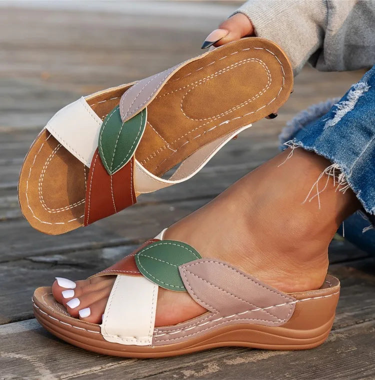 Women Summer Wedge Sandals Casual Shoes