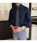 Men Slim Striped Shirt