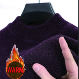 Men's Mink Cashmere O-Neck Sweater