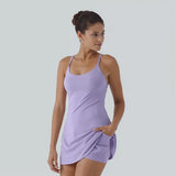 Women Sleeveless Sports Dress