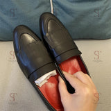 Classic Women’s Flats Leather Slip-On Loafers