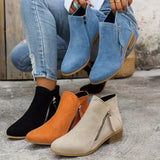Women Ankle Boots Platform High Heels